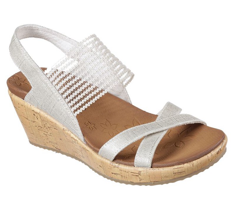 Skechers Beverlee - High Tea - Womens Sandals Beige [AU-LP2271]